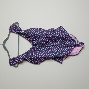 Aerie Pink Rose Pattern One Piece Swimsuit XXL